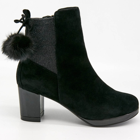 Ботинки  Balex  черный  велюр натуральный Z-7440 фото в интернет-магазине | Omadey.ru