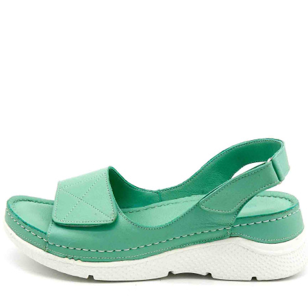 Сандалии  Rovigo  мятный  кожа F-80921 фото в интернет-магазине | Omadey.ru