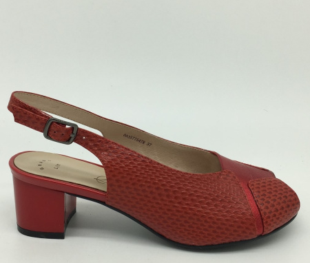 Босоножки  Balex  красный  кожа F-7404 фото в интернет-магазине | Omadey.ru