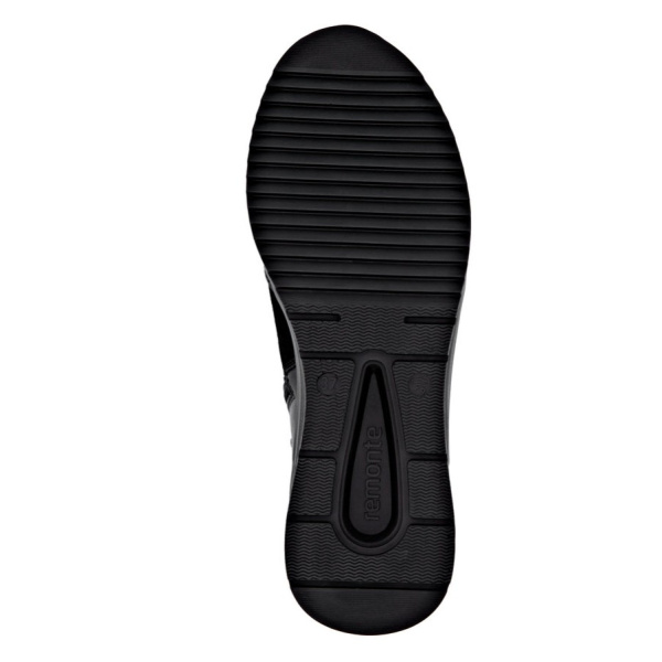 Фото Ботинки  Remonte  черный  кожа/текстиль Z-400828