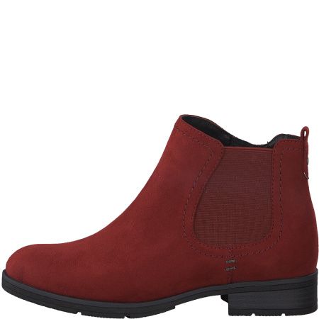 Ботинки  Jana  красный  текстиль Z-90250 фото в интернет-магазине | Omadey.ru