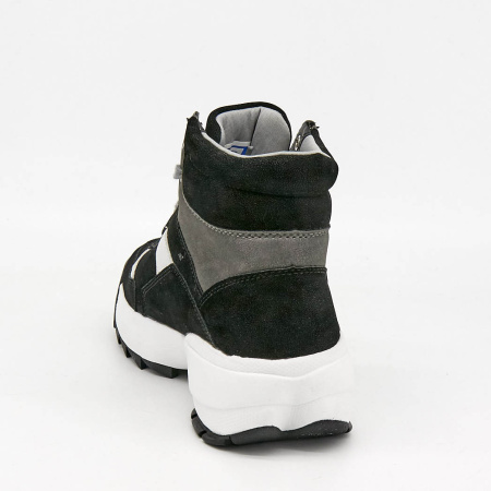 Ботинки  Crosby  черный  замша искусств. Z-8836 фото в интернет-магазине | Omadey.ru