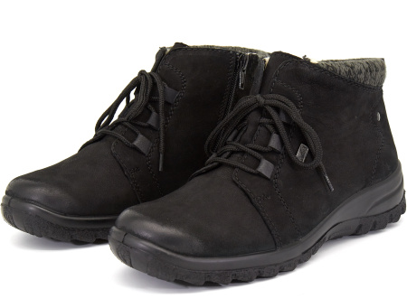 Ботинки  Rieker  черный  кожа/кожа искусств./текстиль Z-8198 фото в интернет-магазине | Omadey.ru