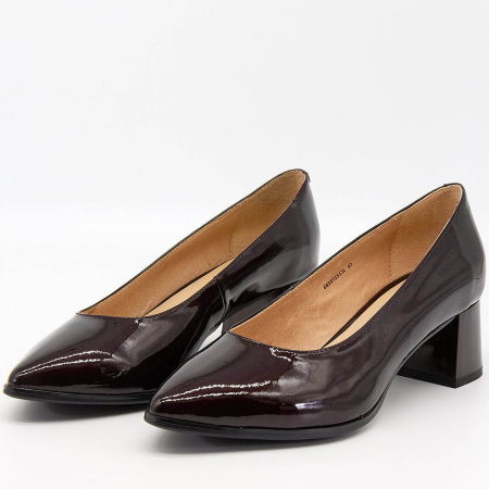 Туфли  Balex  бордовый  кожа лаковая Z-6271 фото в интернет-магазине | Omadey.ru