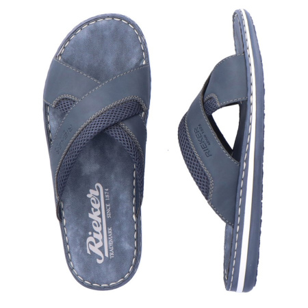 Сандалии  Rieker  синий  кожа искусств. F-300236 фото в интернет-магазине | Omadey.ru