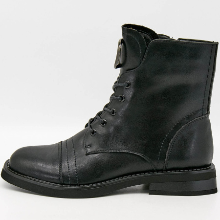 Ботинки  Bonavi  черный  кожа Z-100289 фото в интернет-магазине | Omadey.ru