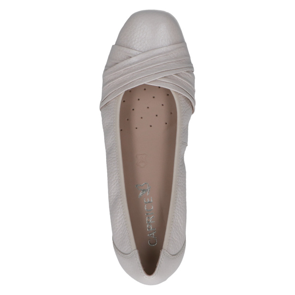 Фото Балетки  Caprice  бежевый  оленья кожа F-400847