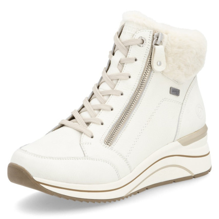 Ботинки  Remonte  белый  кожа/кожа искусств. Z-401059 фото в интернет-магазине | Omadey.ru