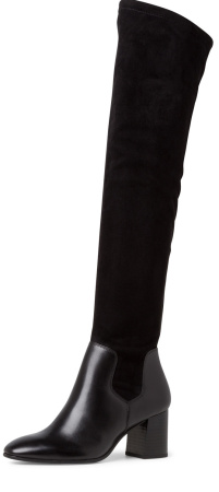 Ботфорты  Tamaris  черный  текстиль Z-90410 фото в интернет-магазине | Omadey.ru