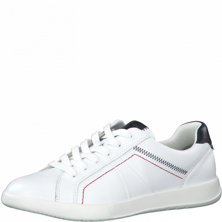 Кроссовки  женские Tamaris  белый  кожа F-90147 фото в интернет-магазине | Omadey.ru