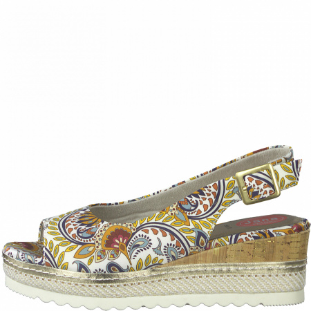 Босоножки  Jana  мультицвет  текстиль F-90382 фото в интернет-магазине | Omadey.ru