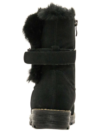 Полусапоги  Keddo  черный  нубук искуств. Z-89059 фото в интернет-магазине | Omadey.ru