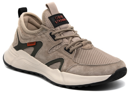 Кроссовки  Strobbs  бежевый  замша/кожа искусств./текстиль F-300203 фото в интернет-магазине | Omadey.ru