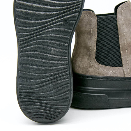 Ботинки  Dakkem  бежевый  замша Z-100396 фото в интернет-магазине | Omadey.ru