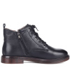 Ботинки  Baden  черный  кожа Z-100750 фото в интернет-магазине | Omadey.ru