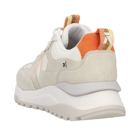 Кроссовки  Rieker Спорт  бежевый  кожа/кожа искусств. F-400230 фото в интернет-магазине | Omadey.ru