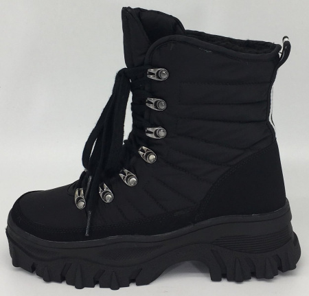 Ботинки  Baden  черный  текстиль Z-89017 фото в интернет-магазине | Omadey.ru