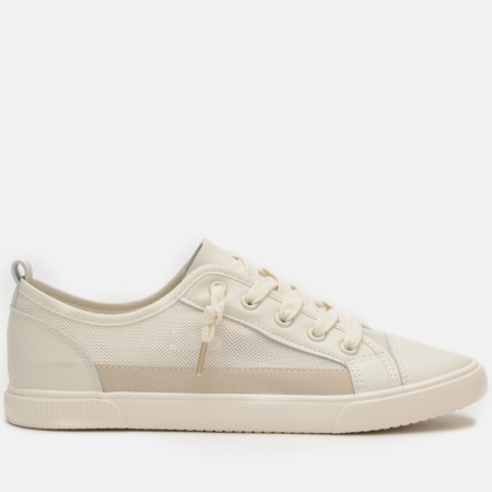 Кеды  женские Keddo  бежевый  кожа искусств./текстиль F-90786 фото в интернет-магазине | Omadey.ru