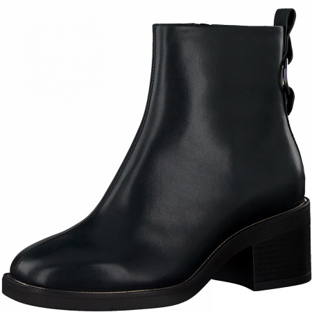 Ботинки  Tamaris  черный  кожа Z-100766 фото в интернет-магазине | Omadey.ru