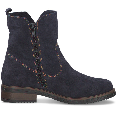 Ботинки  Tamaris  синий  кожа Z-90200 фото в интернет-магазине | Omadey.ru
