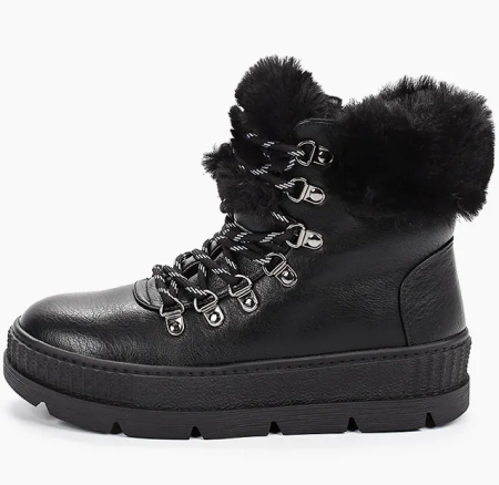 Ботинки  Betsy  черный  кожа искусств. Z-8906 фото в интернет-магазине | Omadey.ru