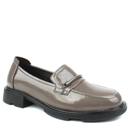 Туфли  Baden  серый  кожа Z-400333 фото в интернет-магазине | Omadey.ru