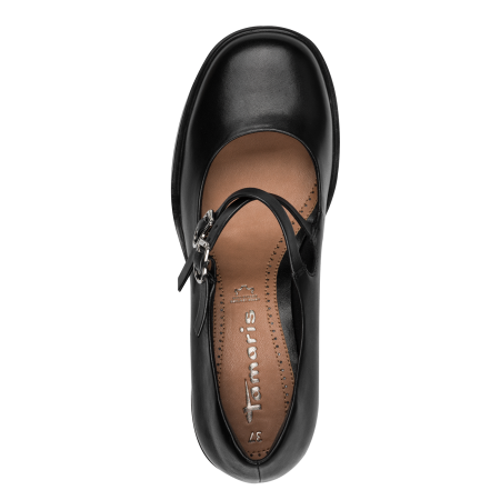 Туфли  Tamaris  черный  кожа  Z-400946 фото в интернет-магазине | Omadey.ru
