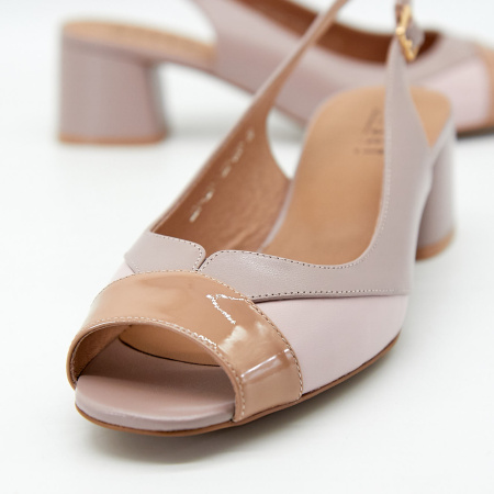 Босоножки  MYSET  розовый  шевро F-90611 фото в интернет-магазине | Omadey.ru