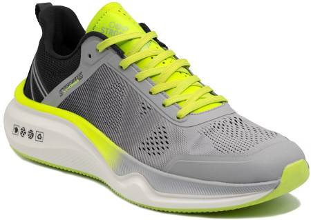 Кроссовки  Strobbs  серый  текстиль F-300530 фото в интернет-магазине | Omadey.ru