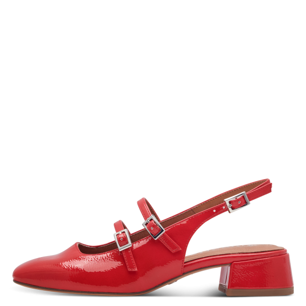 Фото Босоножки  Tamaris  красный кожа искусств. F-400901