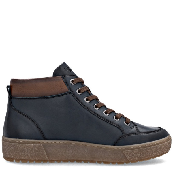 Фото Ботинки  Remonte  синий  кожа/кожа искусств. Z-400891