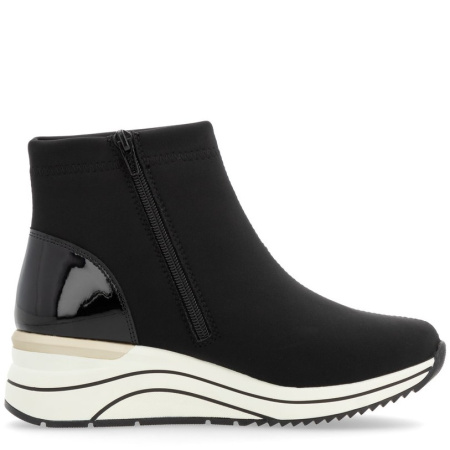 Ботинки  Remonte  черный  кожа искусств./текстиль. Z-400827 фото в интернет-магазине | Omadey.ru