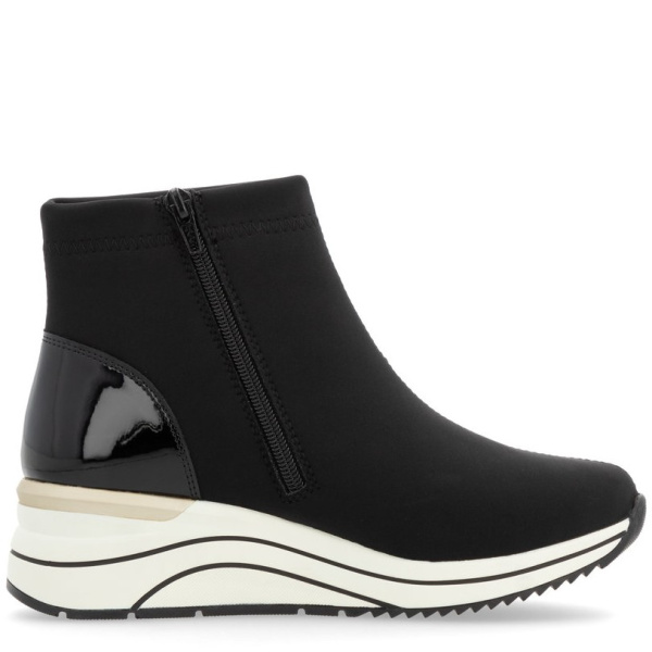 Фото Ботинки  Remonte  черный  кожа искусств./текстиль. Z-400827