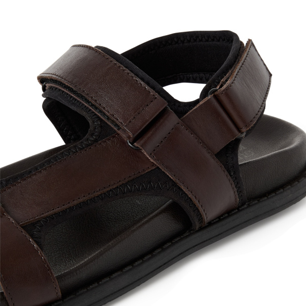 Фото Сандалии  Marco Tozzi  коричневый  кожа F-401184