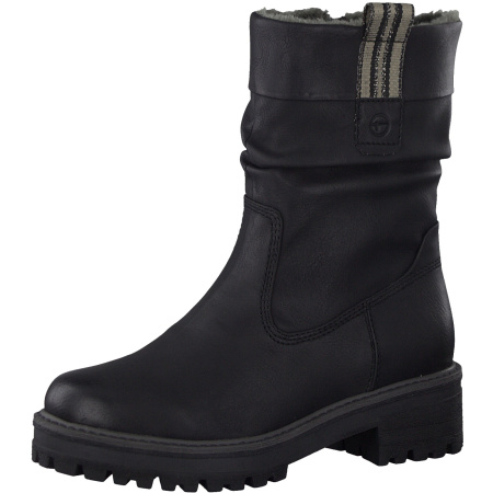 Полусапоги  Tamaris  черный  иск. материал Z-8563 фото в интернет-магазине | Omadey.ru