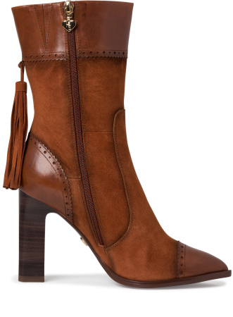 Полусапоги  Tamaris  рыжий  замша Z-90395 фото в интернет-магазине | Omadey.ru