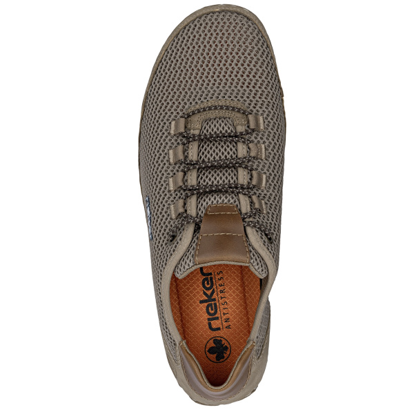 Фото Кеды  Rieker  бежевый  кожа искусств./текстиль F-401126