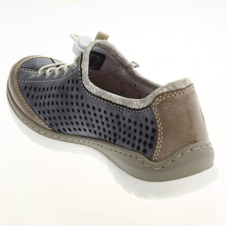 Кроссовки  женские Rieker  синий  кожа искусств./текстиль F-91291 фото в интернет-магазине | Omadey.ru