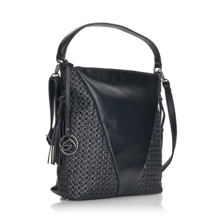 Сумка  Rieker  черный  кожа искусств. c10395 фото в интернет-магазине | Omadey.ru