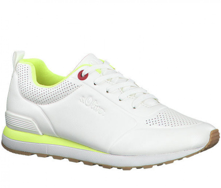 Кроссовки  женские S.Oliver  белый  иск. материал F-80723 фото в интернет-магазине | Omadey.ru