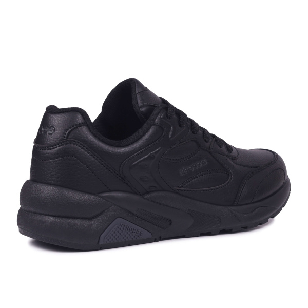 Фото Кроссовки  Strobbs  черный  кожа/микрофибра Z-400778