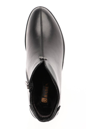 Ботинки  Baden  черный  кожа Z-100616 фото в интернет-магазине | Omadey.ru