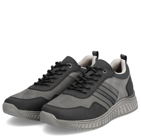 Кроссовки  Rieker  серый  кожа/кожа искусств. F-300226 фото в интернет-магазине | Omadey.ru