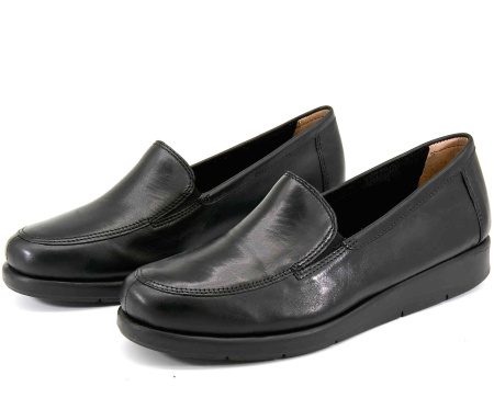 Туфли  Caprice  черный  кожа F-80192 фото в интернет-магазине | Omadey.ru