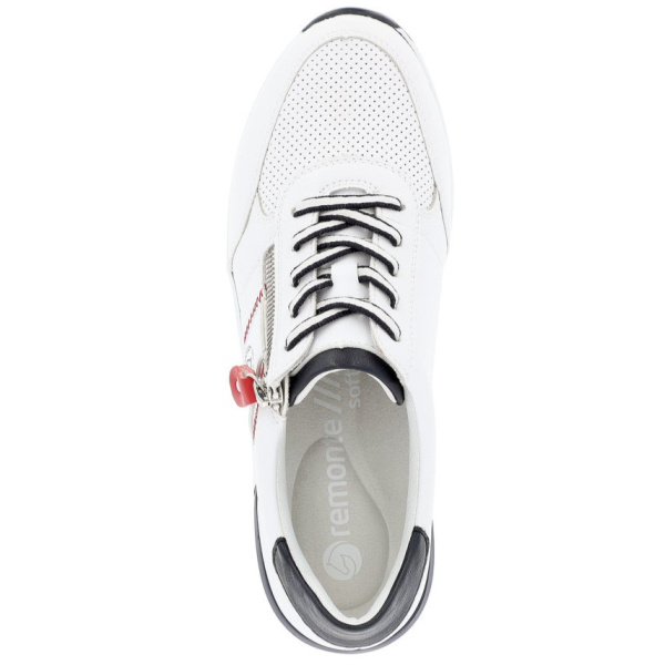 Фото Кроссовки  Remonte  белый  кожа/кожа искусств. F-400148 Фото Кроссовки  Remonte  белый  кожа/кожа искусств. F-400148