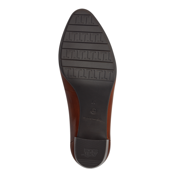 Фото Туфли  Tamaris  коричневый  кожа Z-400398