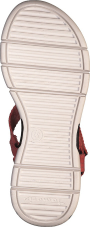 Сандалии  Tamaris  оранжевый  текстиль F-91191 фото в интернет-магазине | Omadey.ru