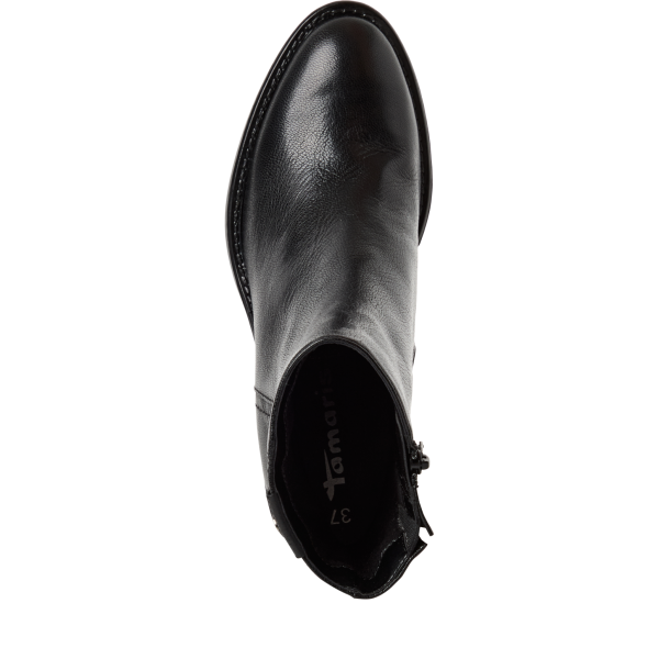 Фото Ботинки Tamaris  черный  кожа  Z-400964