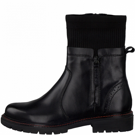 Ботинки  Jana  черный  кожа Z-100535 фото в интернет-магазине | Omadey.ru