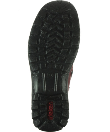 Ботинки  Rieker  бордовый  кожа/кожа искусств. Z-89149 фото в интернет-магазине | Omadey.ru